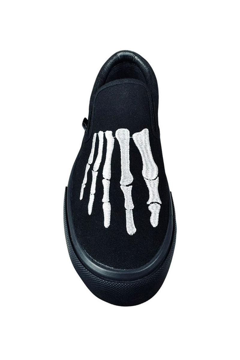 skeleton bone foot shoes