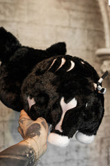 goth stuffed animal skeleton plushie