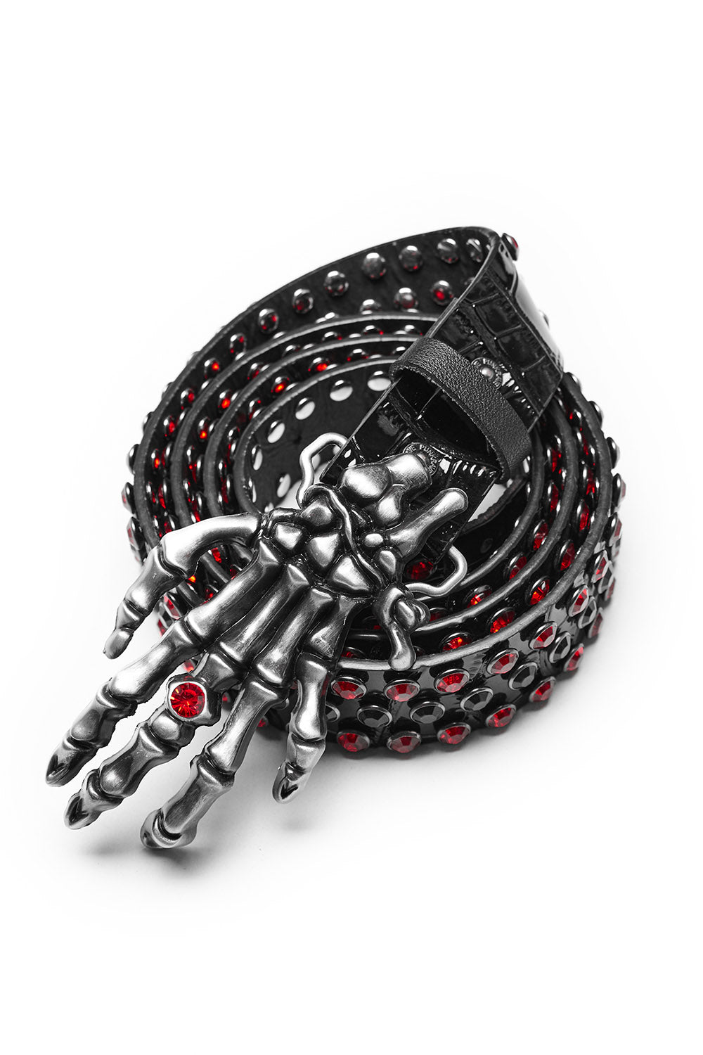 skeleton buckle belt by punk rave