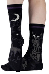 Meowmento Mori Crew Socks from Foot Clothes