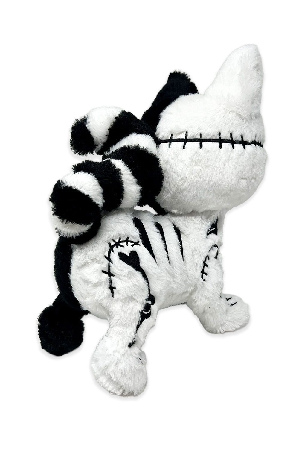 Black and white plush cat toy from VampireFreaks
