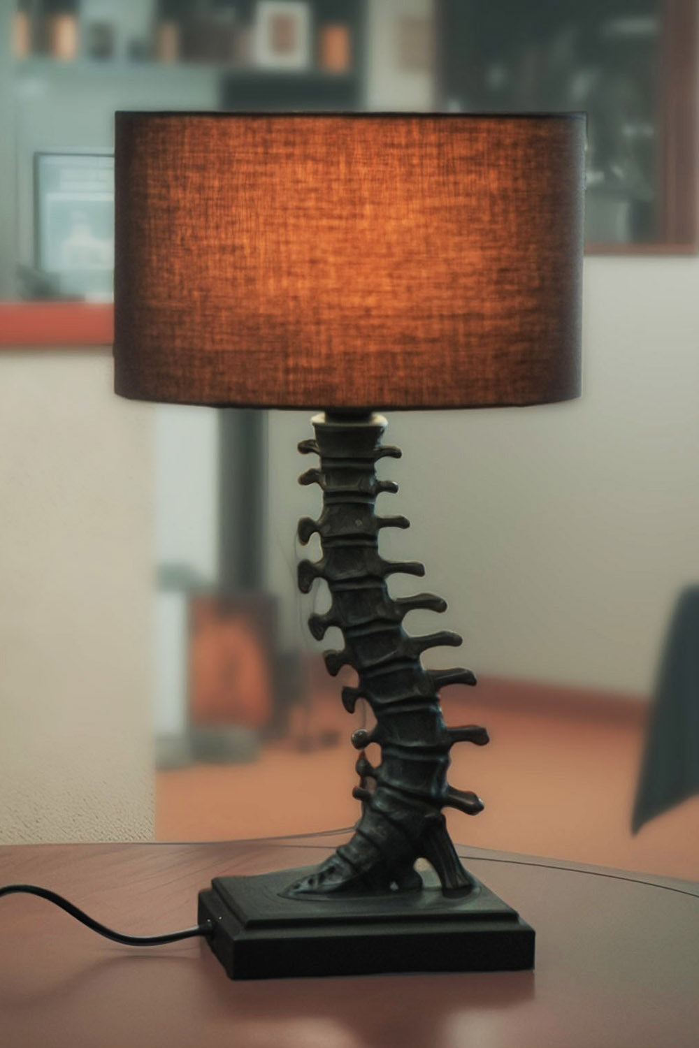 skeleton lamp