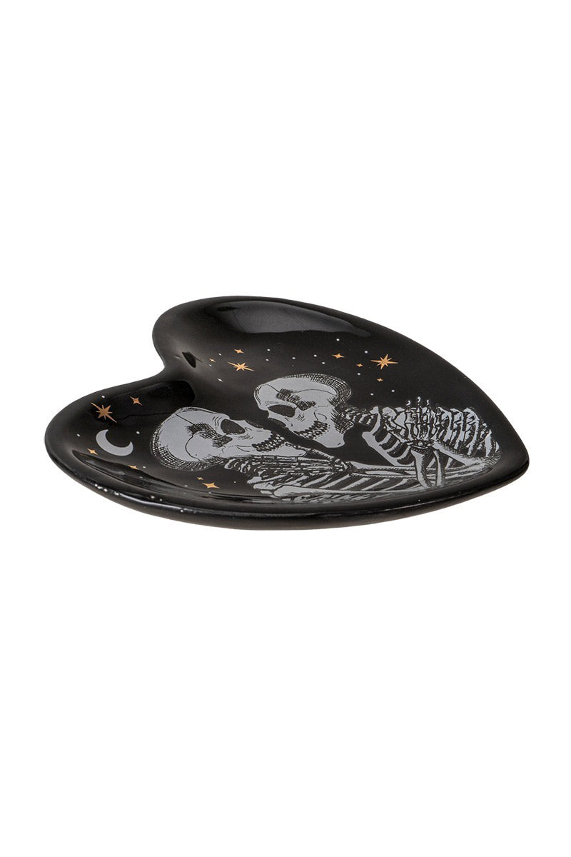 skeleton jewelry holder dish plate