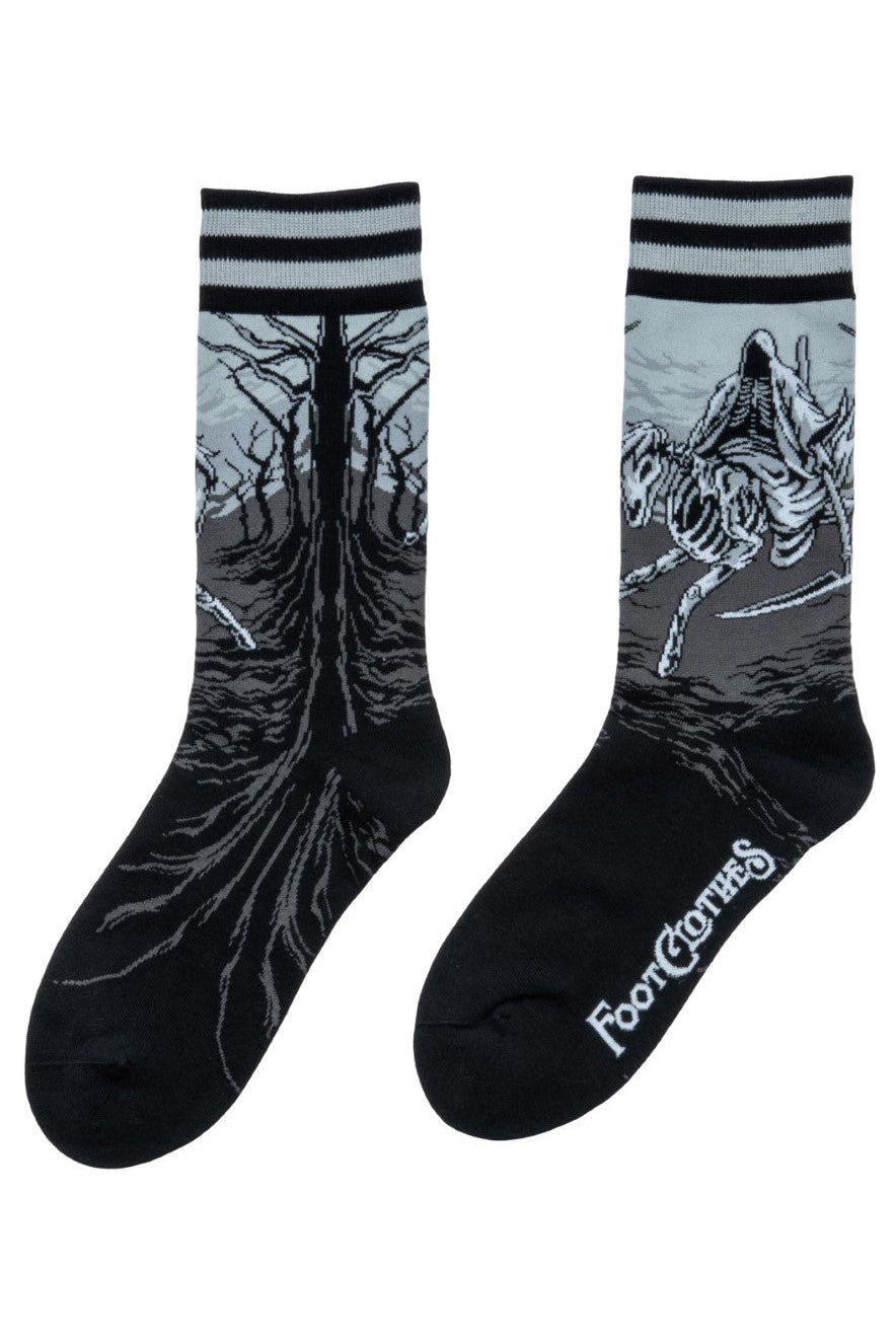 gothic grim reaper crew socks