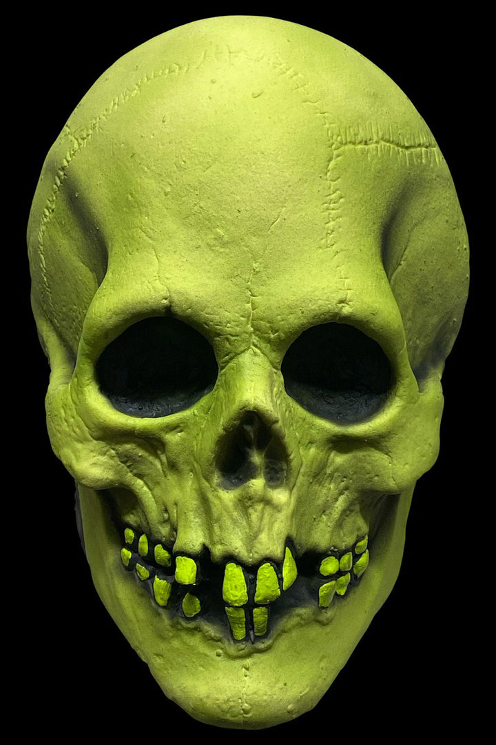 halloween glow in the dark skull mask 
