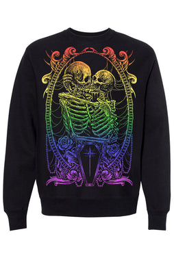 Pride Skeleton Love Sweatshirt [RAINBOW]