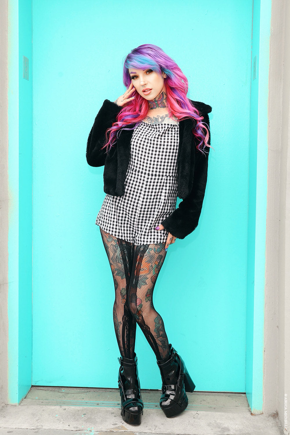 womens black fishnet halloween skeleton bone tights