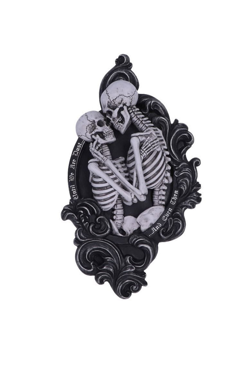 skeleton lover resin wall plaque