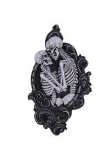 skeleton lover resin wall plaque