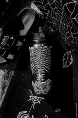 halloween skeleton water bottle
