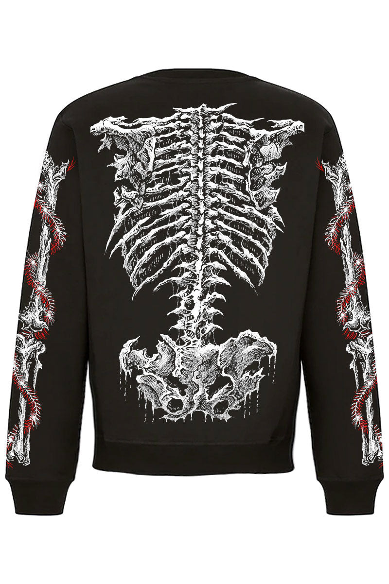 Xmas Skeleton Sweatshirt – VampireFreaks