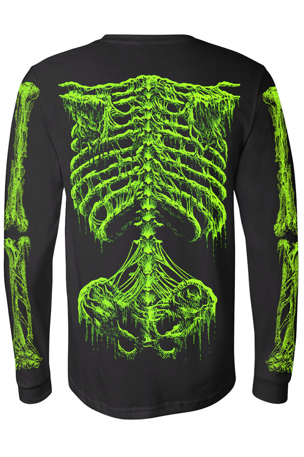 Zombie Rot Skeleton T-shirt [Monster Green]