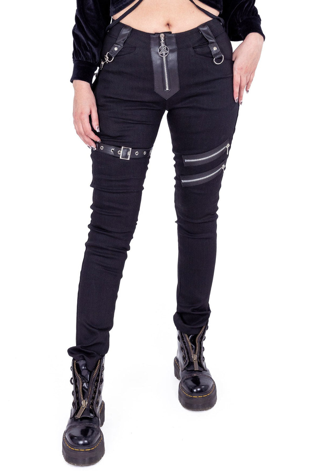 womens black skinny jeans