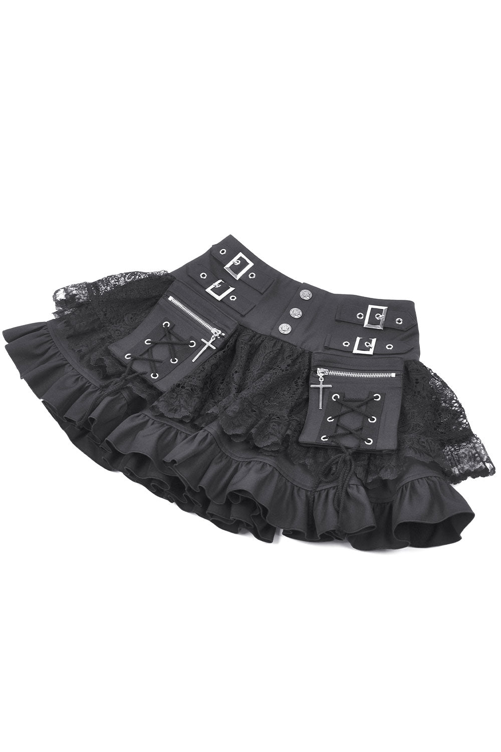 Punk fashion mini skirt