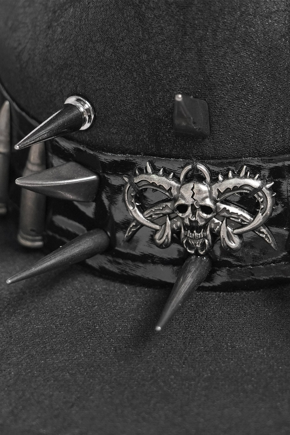 mens devil fashion Western goth hat