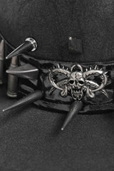 mens devil fashion Western goth hat