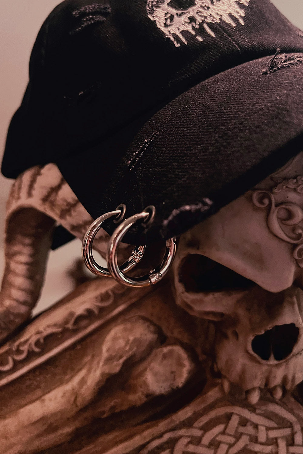 horror skull hat
