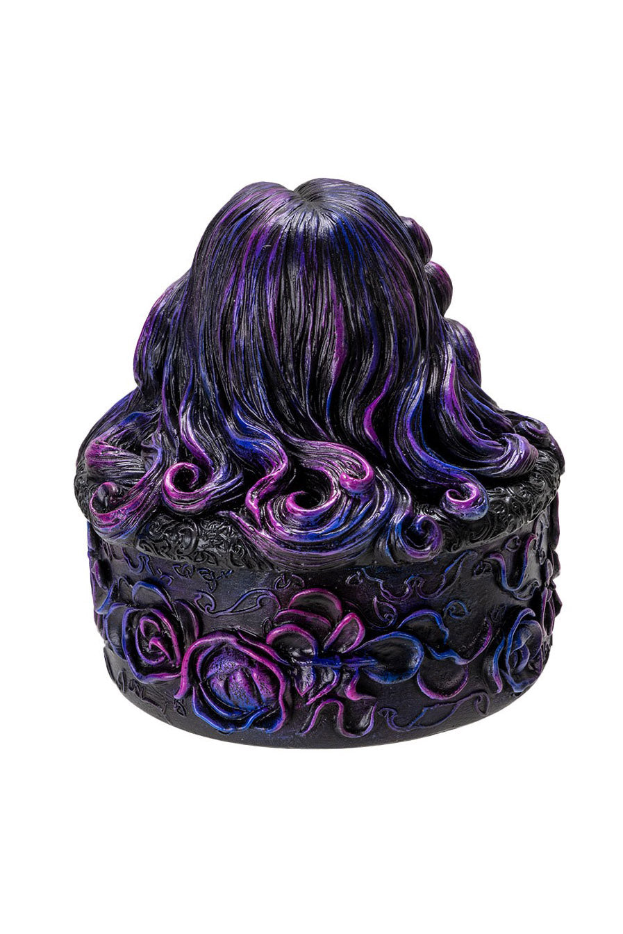dia de los muertos gothic skeleton storage trinket box by pacific giftware