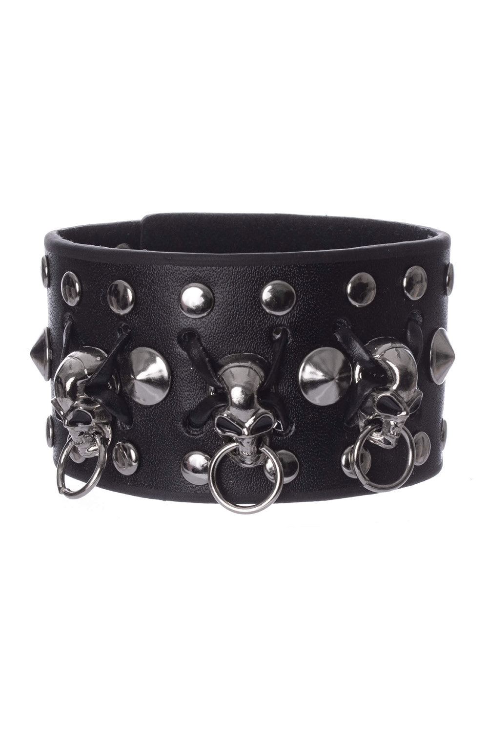 cuffed gothic bracelet