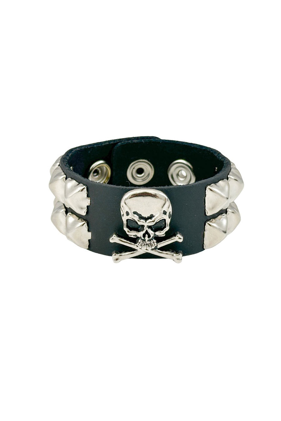 Studded Skull & Crossbones Bracelet