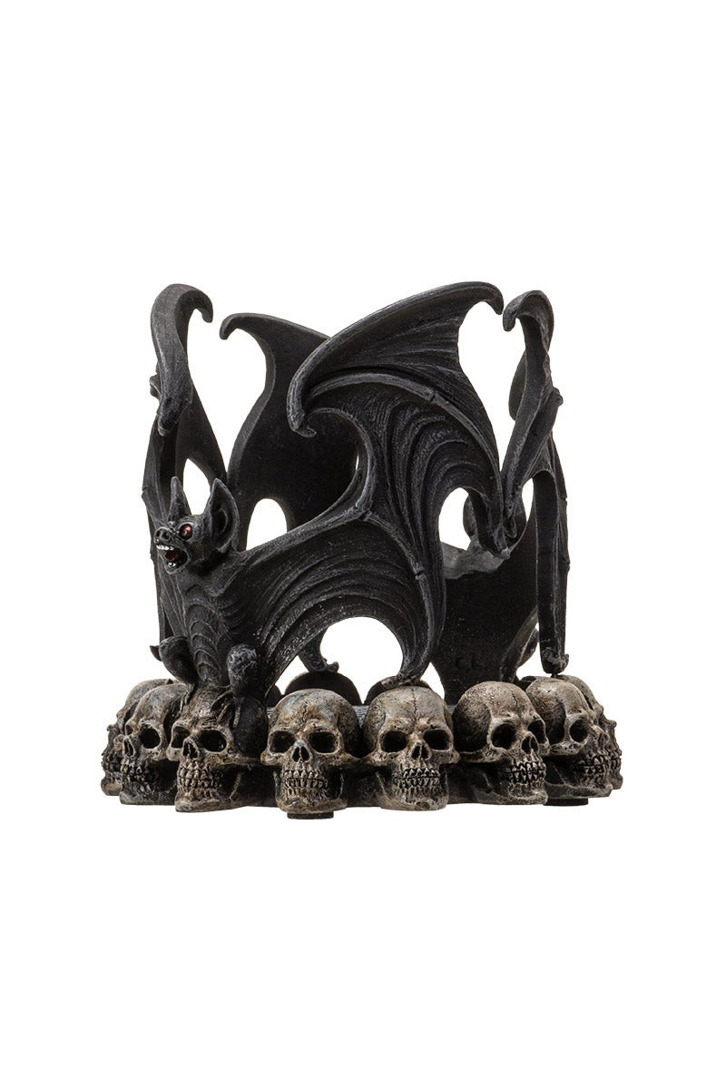 nordic goth candle holder