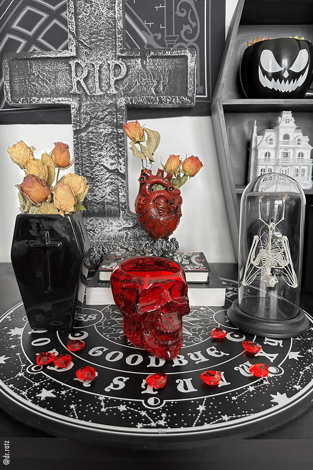 Skull Drinking Glass [BLOOD RED]