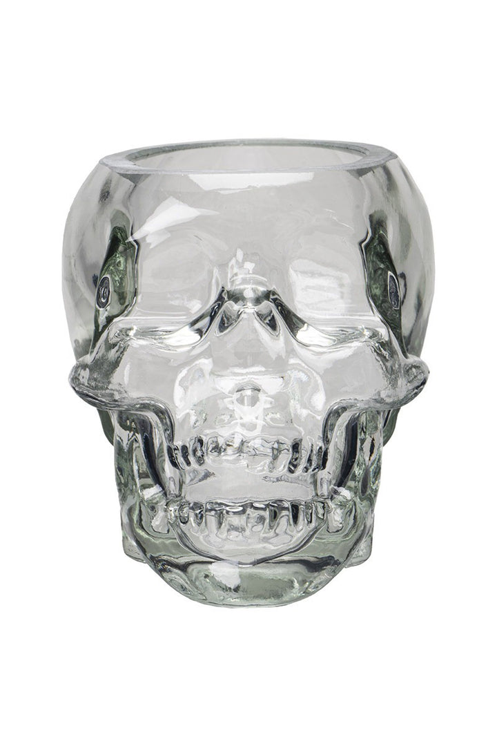 clear skull cup