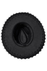chain strap gothic hat