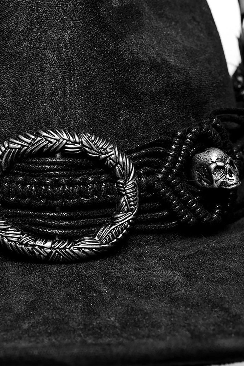 vegan suede zombie hunter rob zombie inspired hat