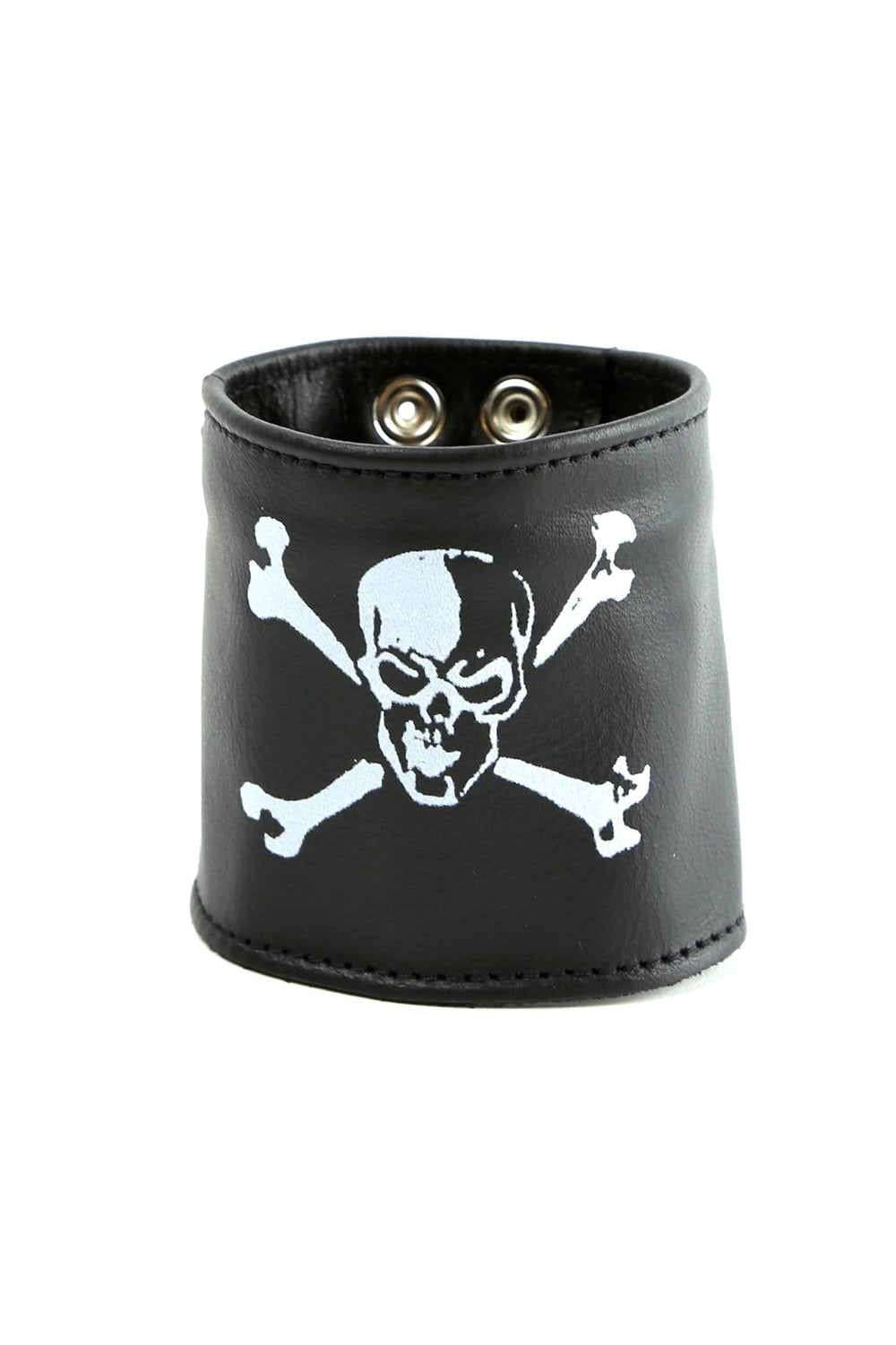 Brazalete con calavera y huesos cruzados