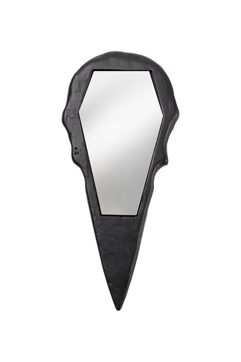 raven shaped hand mirror by alchemy 