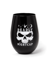 skull drinking glass
