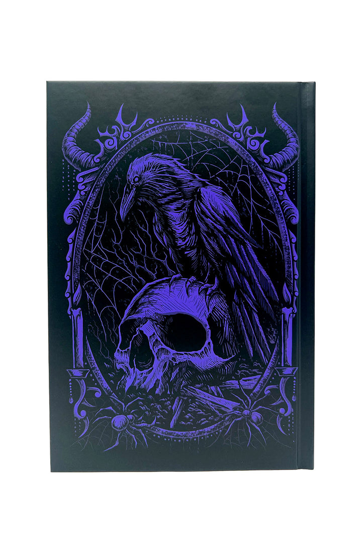 gothic crow notebook