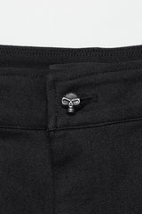 mens gothic pants with skull button