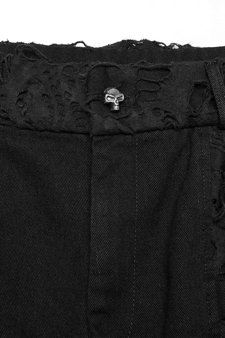 skull studded pants 