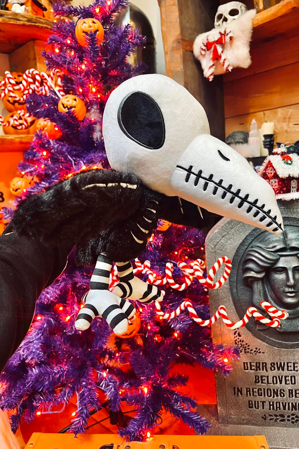 Peluche Corvo Di Poe – Stile Goth Emo Punk – VampireFreaks – Nuovo - Foto 4