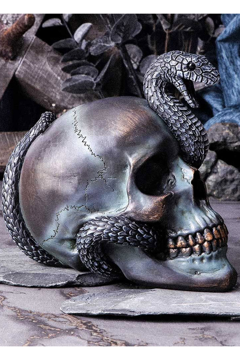 gothic skull figurine 