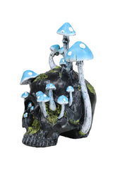 black skull figurine