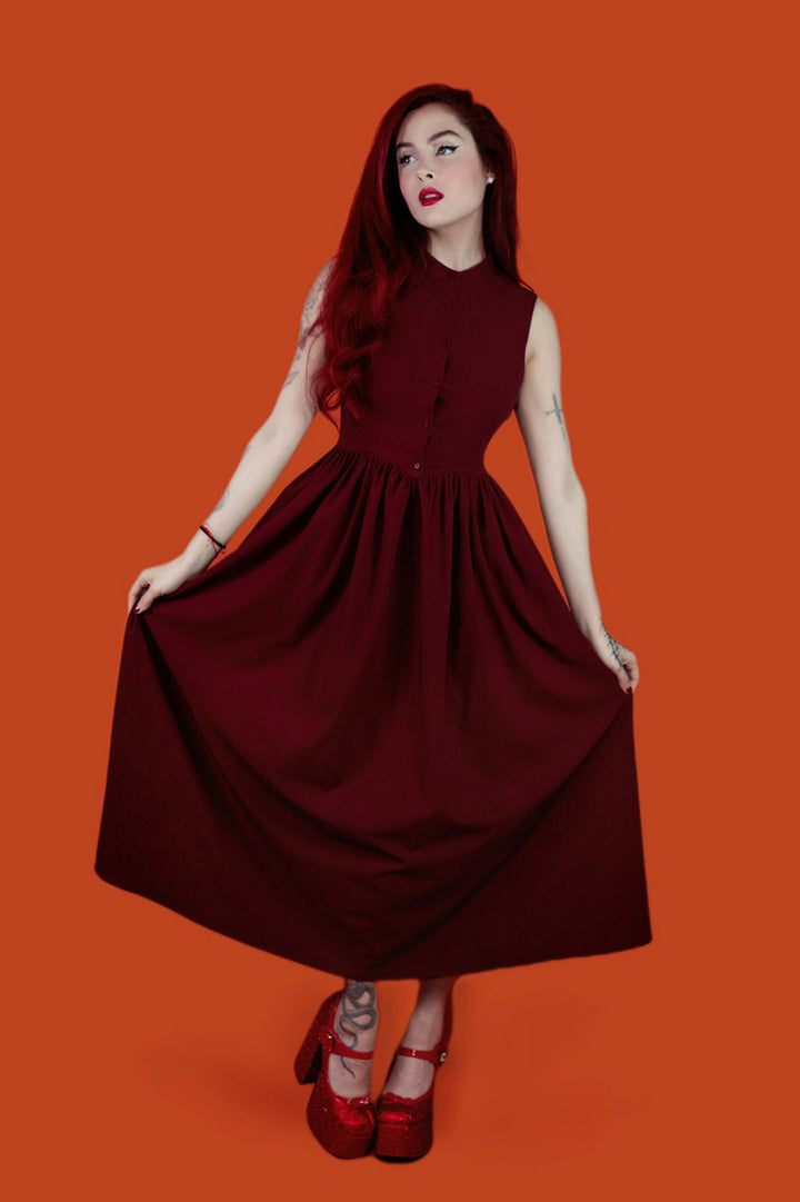 womens red tank top dress