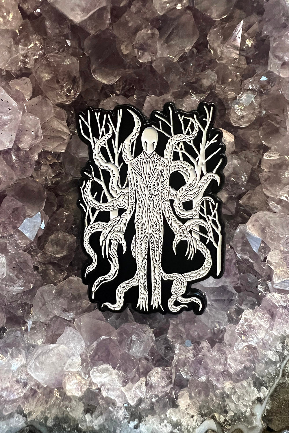 Slender Sickness Enamel Pin – VampireFreaks