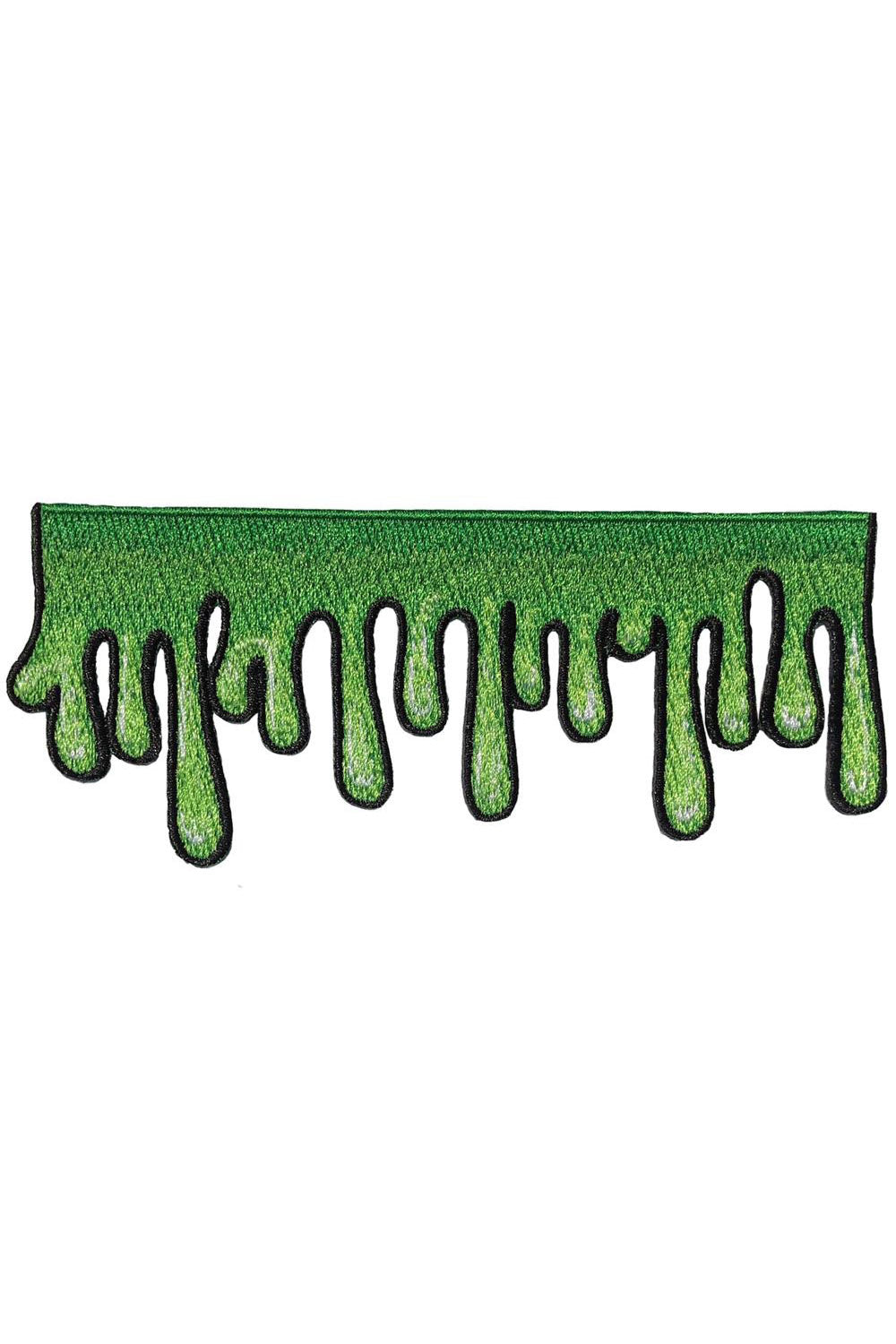 slime iron on patch