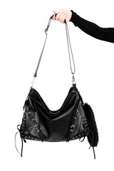 black large slouchy bag by foxblood