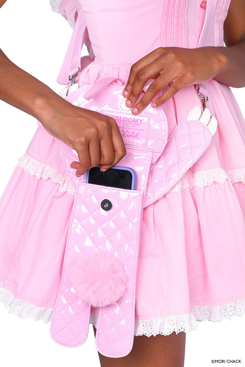 spooky cute gloomy bear bag for phone 