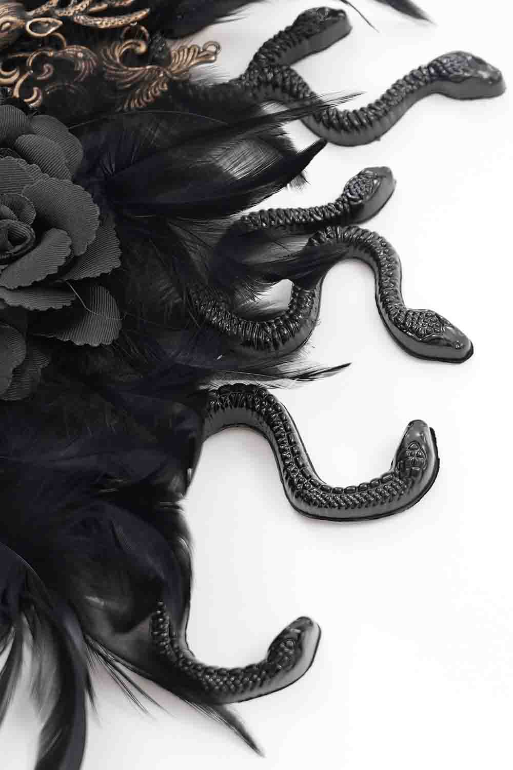 black snake medusa headpiece