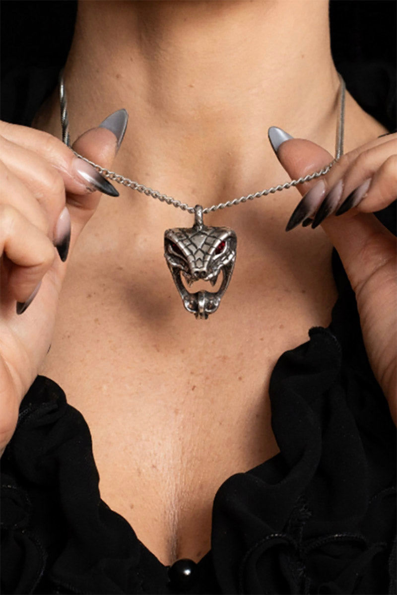 gothic snake necklace