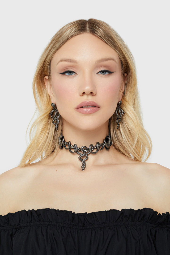 goth serpent snake jewelry 