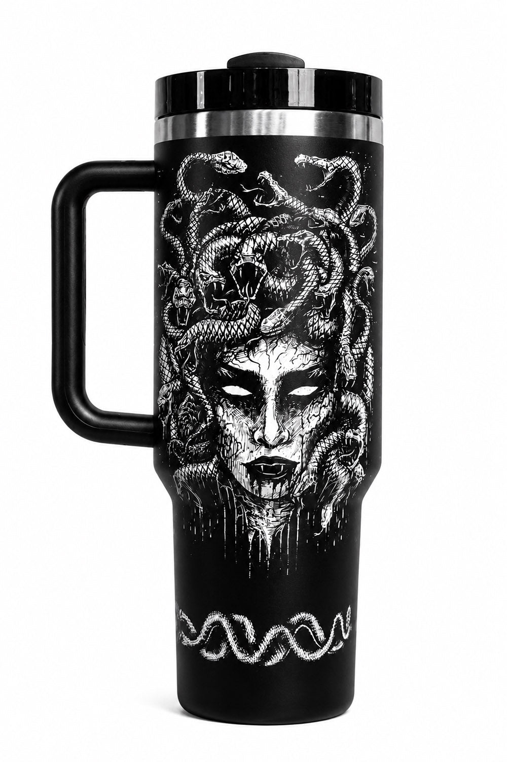 medusa snake travel cup