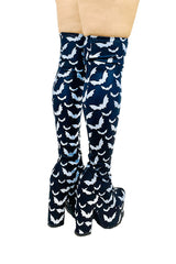 goth kawaii over the knee platform boots