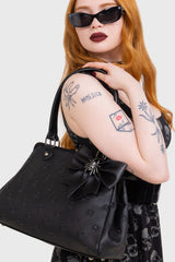 vegan leather rockabilly handbag 