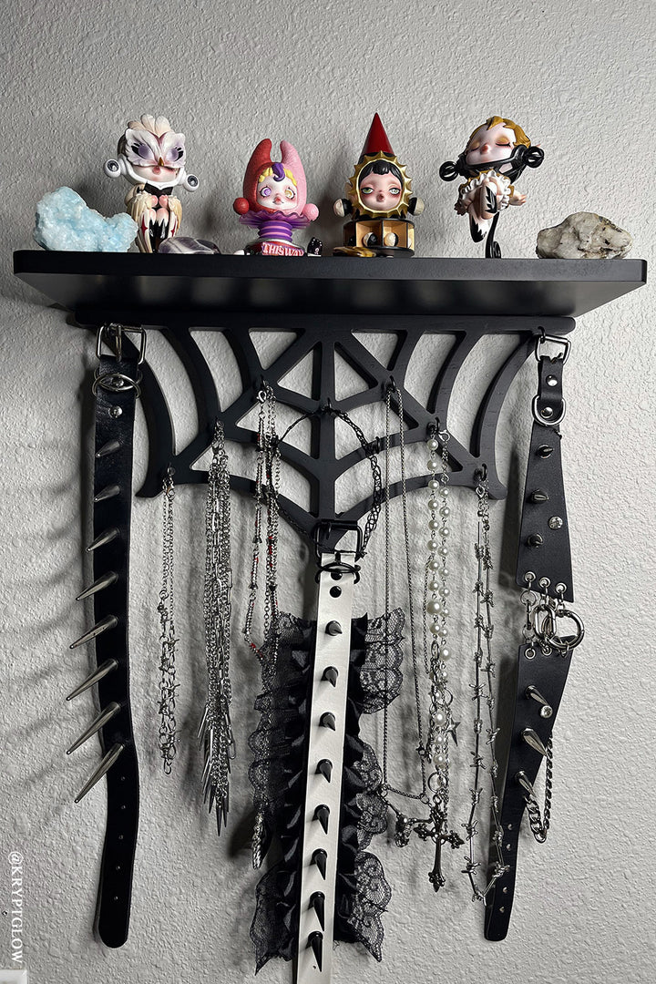 Spiderweb Jewelry Display Shelf